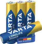 VARTA Pile alcaline "LONGLIFE POWER", Micro AAA, pack de 12