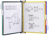 djois by tarifold Kit mural magnétique, A4, équipé