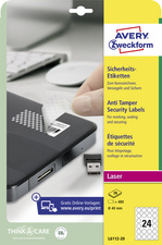 AVERY Zweckform Etiquette de sécurité, rond, diamètre 40 mm