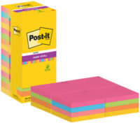 Post-it Bloc-note super sticky notes, 127 x 76 mm, coloré