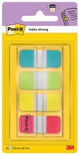 Post-it Marque-page Index Strong Mini, 16 x 38mm, 4 couleurs