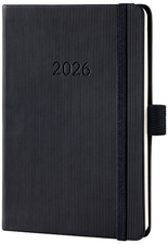 sigel Agenda de poche Conceptum 2026, env. A6, noir