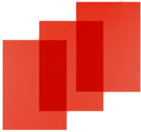 pavo plats de couverture, A4, PVC, 0,20 mm,rouge transparent