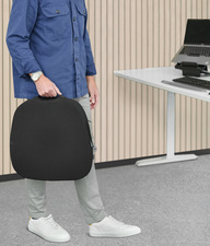 Fellowes Coussin d'assise en biseau Breyta, noir – Image 5