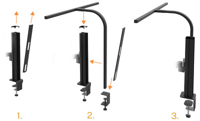 UNiLUX Lampe LED STRATA SCREEN + Support pour écran – Image 4