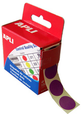 APLI Pastille de signalisation, diamètre: 15 mm,violet