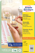 AVERY Zweckform Etiquette prix Stick+Lift, 26 x 16 mm, blanc