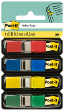 Post-it Marque-pages Index mini, 11,9 x 43,2, 4 couleurs