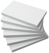 sigel Bloc-notes adhésif, 125 x 75 mm, uni, blanc