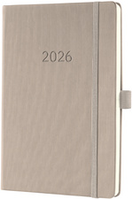 sigel Agenda planning Conceptum 2026, env. A5, taupe