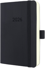sigel Agenda de poche Conceptum 2026, env. A6, noir