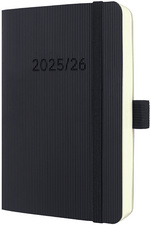 sigel Agenda de poche Conceptum 2025/2026, env. A6, noir