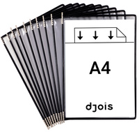 djois by tarifold Poche à pivot, A4, noir