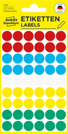 AVERY Zweckform Pastille de couleur, diamètre 12 mm