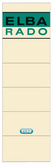 ELBA Etiquette pour dos de classeur "ELBA RADO"- chamois