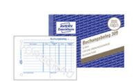 AVERY Zweckform Formularbuch "Buchungsbeleg", A6 quer