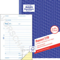 AVERY Zweckform Formularbuch "Rapport", A5, 2 x 40 Blatt