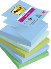 Post-it Bloc-note adhésif super sticky z-notes, 76 x 76 mm