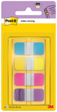 Post-it Marque-page Index Strong Mini, 16 x 38mm, 4 couleurs