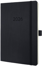sigel Agenda planning Conceptum 2026, env. A5, noir