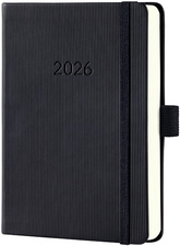 sigel Agenda de poche Conceptum 2026, env. A6, noir