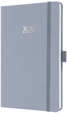 sigel Agenda de poche Jolie Feel 2026, textile, A5, lilas