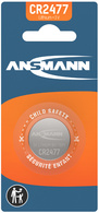 ANSMANN Pile bouton au lithium CR2477, 3 Volt, blister d'1