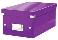 LEITZ Boîte de rangement pour DVD Click & Store, violet