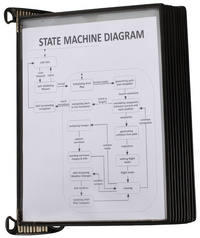 djois by tarifold Kit mural d'affichage PRO, A4, équipé