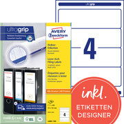AVERY Zweckform Etiquette pour dos de classeur, 61 x 192 mm