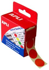 APLI Pastille de signalisation, diamètre: 15 mm, rouge