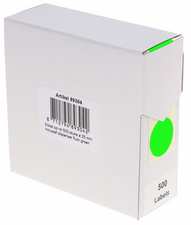 rillprint Pastille de couleur, diamètre: 50 mm, vert fluo