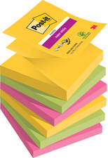 Post-it Bloc-note adhésif super sticky z-notes, 76 x 76 mm
