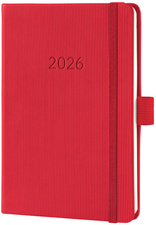sigel Agenda de poche Conceptum 2026, env. A6, rouge