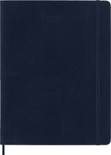 MOLESKINE Agenda 2026, semainier, XL, souple, bleu
