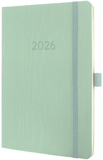 sigel Agenda planning Conceptum 2026, env. A5, vert menthe