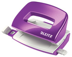 LEITZ Mini perforateur Nexxt 5060, en carton, violet métal