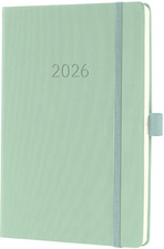 sigel Agenda planning Conceptum 2026, env. A5, menthe
