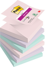 Post-it Bloc-note adhésif super sticky z-notes, 76 x 76 mm