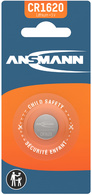 ANSMANN Pile bouton au lithium "CR1620", 3,0 Volt, blister