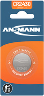 ANSMANN Pile bouton au lithium "CR2430", 3,0 Volt, blister