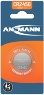 ANSMANN Pile bouton au lithium "CR2450", 3,0 Volt, blister