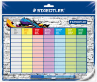 STAEDTLER Kit emploi du temps Lumocolor correctable, A4