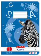 herlitz Cahier x.book, A4, linéature dm / ligne