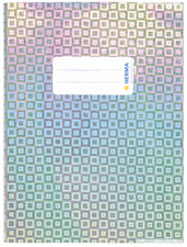 HERMA Protège-cahier "Glamour", A5, film brillant, argent