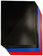 kangaro Cahier, A5, quadrillé 10 mm, assorti