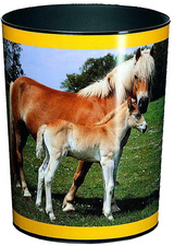 Läufer Corbeille à papier "Cheval et poulain