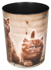 Läufer Corbeille à papier "chats fouineurs