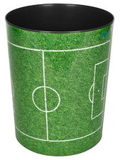 Läufer Corbeille à papier "terrain de football