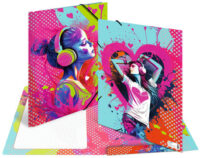 HERMA Chemise à élastique "Music Girl", carton, A3